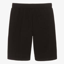 Versace-Черные хлопковые шорты для мальчиков-подростков | Childrensalon Outlet