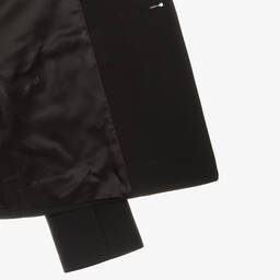 Versace-جاكيت بلايزر لون أسود وذهبي تينز ولادي | Childrensalon Outlet