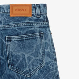 Versace-Синие джинсовые шорты | Childrensalon Outlet