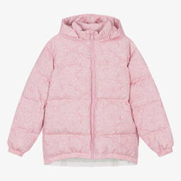 Versace-Розовый пуховик Barocco для девочек-подростков | Childrensalon Outlet