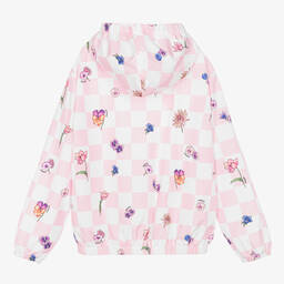 Versace-Розовая куртка в клетку для девочек-подростков | Childrensalon Outlet
