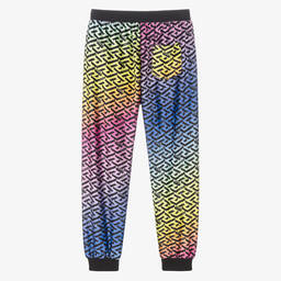 Versace-Розовые джоггеры Greca для девочек | Childrensalon Outlet