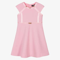 Versace-Teen Girls Pink Wool Dress | Childrensalon Outlet