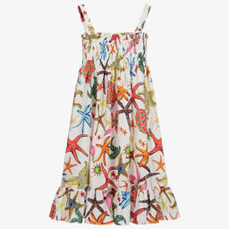 Versace-Платье с принтом Trésor de la Mer для подростков | Childrensalon Outlet