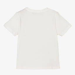 Versace-White & Pink Bunny Baby T-Shirt | Childrensalon Outlet