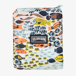 Vilebrequin-شورت سباحة لون أزرق وبرتقالي للأولاد | Childrensalon Outlet