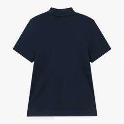 Vintage Ladybird-Boys Blue Turtle Polo Shirt | Childrensalon Outlet