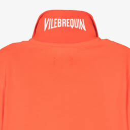 Vilebrequin-توب بولو قطن بيكيه لون برتقالي للأولاد | Childrensalon Outlet