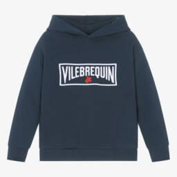 Vilebrequin-توب هودي قطن عضوي لون كحلي للأولاد | Childrensalon Outlet