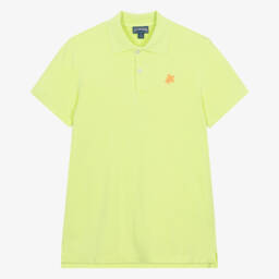 Vilebrequin-Teen Boys Lime Polo Shirt | Childrensalon Outlet