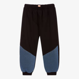 Wauw Capow-Черные джоггеры из органического хлопка | Childrensalon Outlet