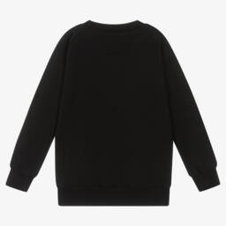 Wauw Capow-Boys Cozy Black Ghost Jersey | Childrensalon Outlet