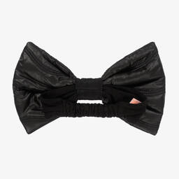 Wauw Capow-Girls Black Big Bow Headband | Childrensalon Outlet
