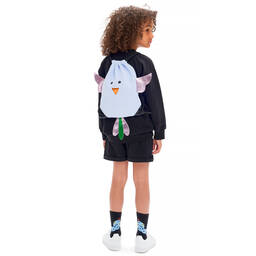 Wauw Capow-Girls Blue Bird Drawstring Bag (30cm) | Childrensalon Outlet