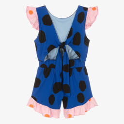 Wauw Capow-Синий комбинезон в горох | Childrensalon Outlet