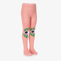 Wauw Capow-كولون مزيج قطن عضوي لون زهري مرجاني للبنات | Childrensalon Outlet