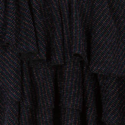 Wauw Capow-Girls Glittering Black Layered Skirt | Childrensalon Outlet