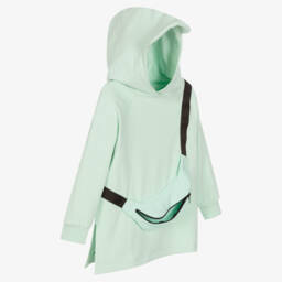 Wauw Capow-Зеленое платье с сумочкой для девочек | Childrensalon Outlet