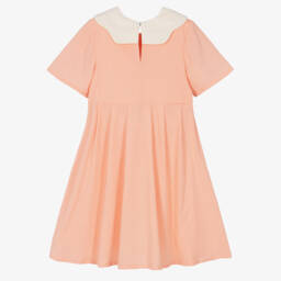 Wauw Capow-Розовое платье с яичницей на воротнике | Childrensalon Outlet