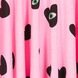 Wauw Capow-Розовое платье с сердечками для девочек | Childrensalon Outlet