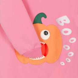 Wauw Capow-فستان قطن عضوي لون زهري | Childrensalon Outlet