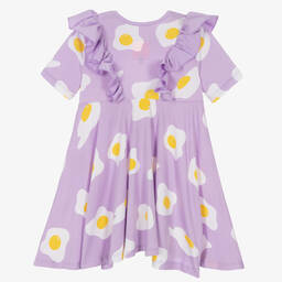 Wauw Capow-Girls Purple Eggs Dress | Childrensalon Outlet