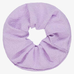 Wauw Capow-Girls Purple Hair Scrunchie | Childrensalon Outlet