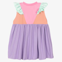 Wauw Capow-Фиолетово-розовое платье для девочек | Childrensalon Outlet