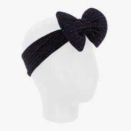 Wauw Capow-Girls Sparkling Black Hairband | Childrensalon Outlet