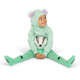 Wauw Capow-Green Teddy Balaclava | Childrensalon Outlet