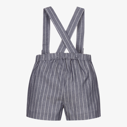 Wedoble-Baby Boys Blue Cotton Shorts | Childrensalon Outlet