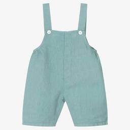 Wedoble-Baby Boys Green Dungaree Shorts | Childrensalon Outlet