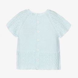 Wedoble-Baby Girls Cotton Knit Top | Childrensalon Outlet