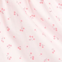 Wedoble-Baby Girls Pink Cotton Dress | Childrensalon Outlet
