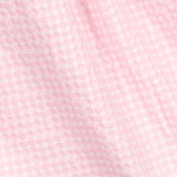 Wedoble-Baby Girls Pink Cotton Dress | Childrensalon Outlet