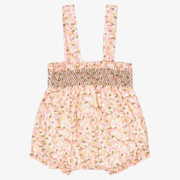 Wedoble-Baby Girls Pink Cotton Shortie | Childrensalon Outlet