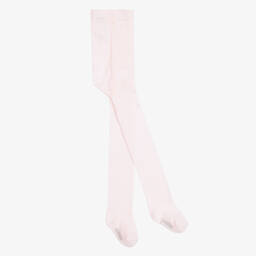 Wedoble-Baby Girls Pink Cotton Tights | Childrensalon Outlet