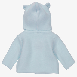 Wedoble-Blue Knitted Wool Cardigan | Childrensalon Outlet