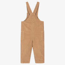 Wedoble-Boys Beige Corduroy Dungarees | Childrensalon Outlet