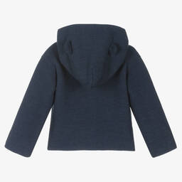 Wedoble-Boys Blue Hooded Cardian | Childrensalon Outlet