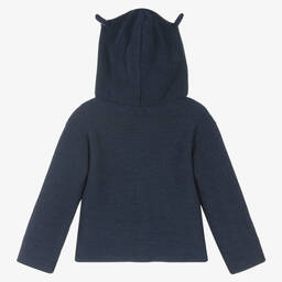Wedoble-Boys Blue Hooded Cardian | Childrensalon Outlet