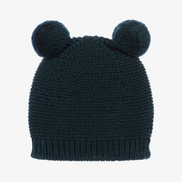 Wedoble-Dark Green Merino Wool Hat | Childrensalon Outlet