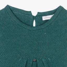 Wedoble-Girls Green Wool Jumpsuit | Childrensalon Outlet
