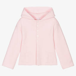 Wedoble-Girls Pink Hooded Cardigan | Childrensalon Outlet