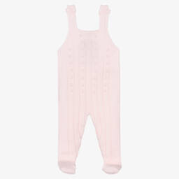 Wedoble-Girls Pink Wool Babygrow | Childrensalon Outlet