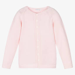 Wedoble-Girls Pink Wool Cardigan | Childrensalon Outlet