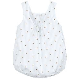 Wedoble-Green & White Baby Shortie | Childrensalon Outlet