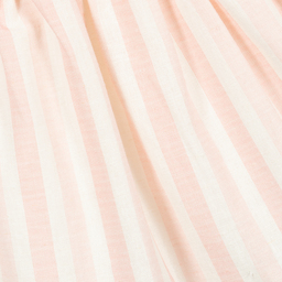 Wedoble-Pink & Ivory Cotton Dress  | Childrensalon Outlet
