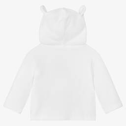 Wedoble-White Wool Knit Cardigan | Childrensalon Outlet