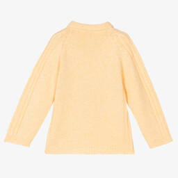 Wedoble-Yellow Wool Knit Jumper | Childrensalon Outlet